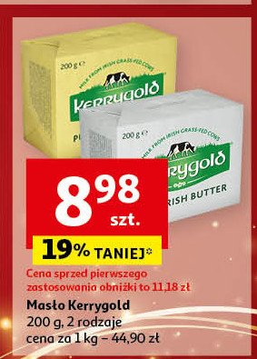 Masło lekko solone Kerrygold masło irlandzkie promocja w Auchan