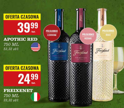 Wino FREIXENET białe półsłodkie promocja w Biedronka