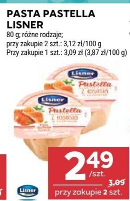 Pasta Pastella Lisner różne rodzaje promocja w Stokrotka