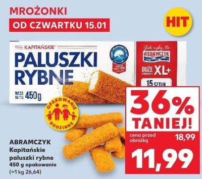 Paluszki rybne Kapitańskie promocja w Kaufland