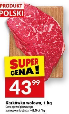 Karkówka wołowa, 1 kg promocja w Twój Market