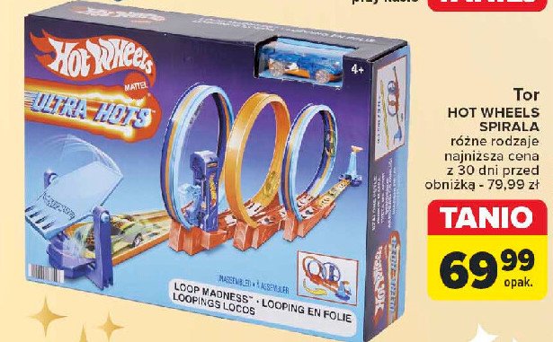 Tor spirala Hot wheels promocja