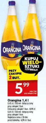 Orangina 1,4 l promocja w Twój Market