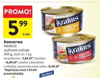 Konserwa Krakus promocja w Intermarche