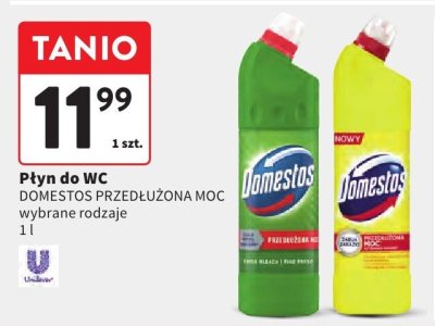 Płyn do WC DOMESTOS przedłużona moc promocja w Intermarche