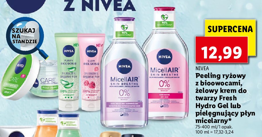 Peeling ryżowy glow Nivea promocja