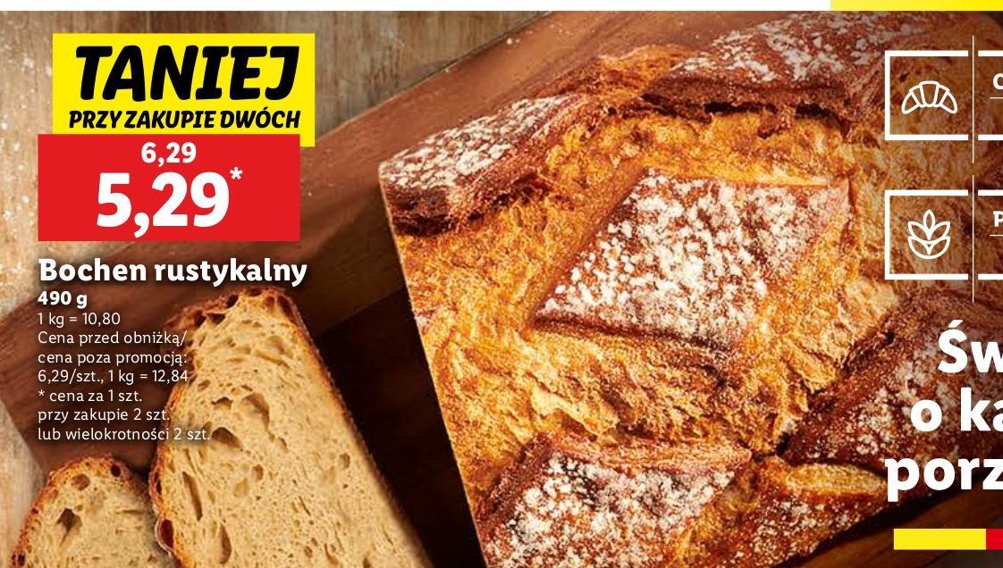Bochen rustykalny na kamieniu promocja