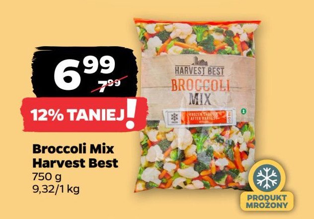 Warzywa broccoli mix Harvest best promocja