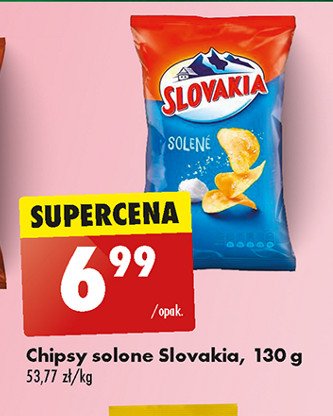 Chipsy solone Slovakia promocja w Biedronka