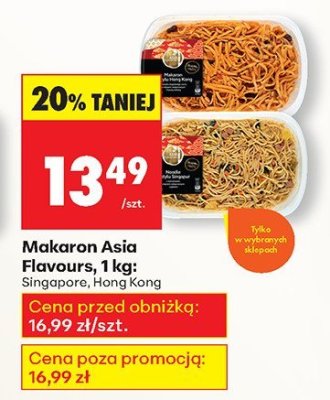 Makaron Asia Flavours, 1 kg: Singapore promocja w Biedronka