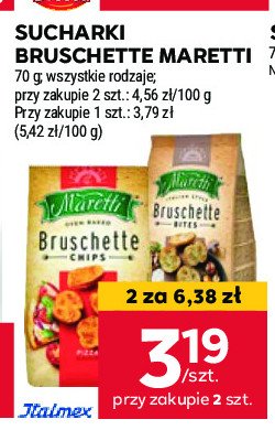 Bruschetta grzyby w śmietanie Maretti bruschette promocja