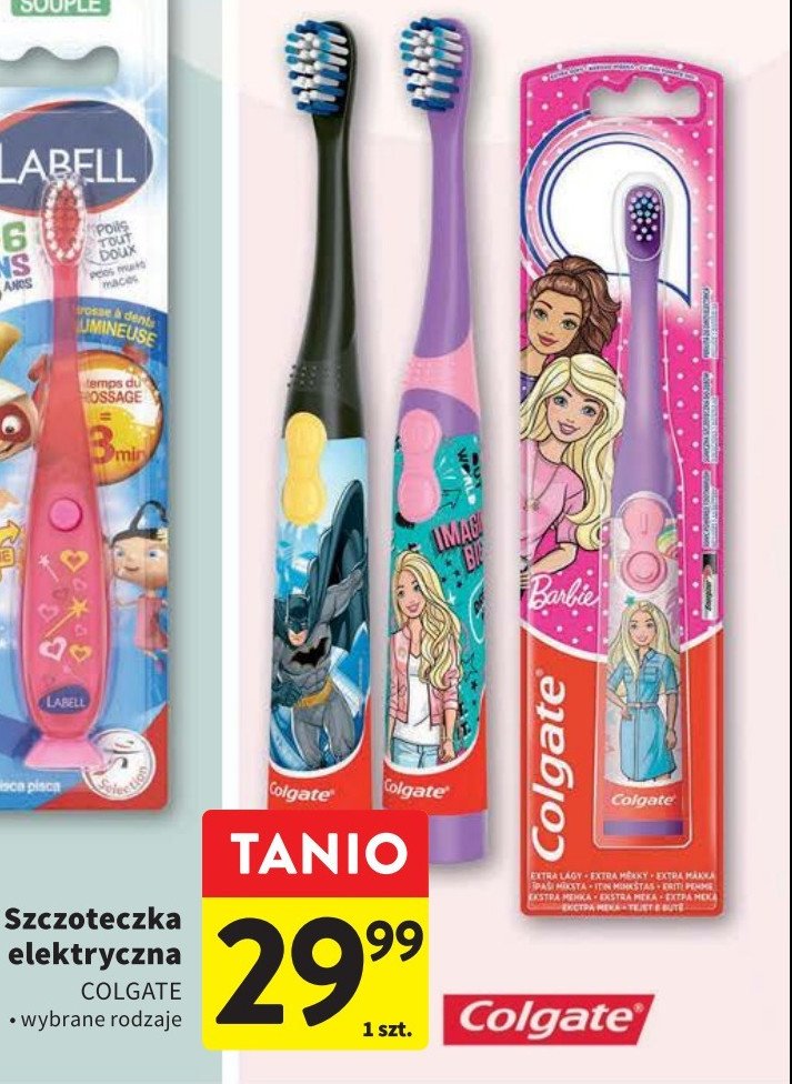 Szczoteczka elektryczna dla dzieci batman Colgate kids promocja