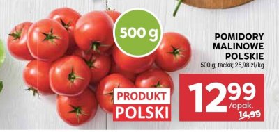 Pomidory malinowe promocja w Stokrotka