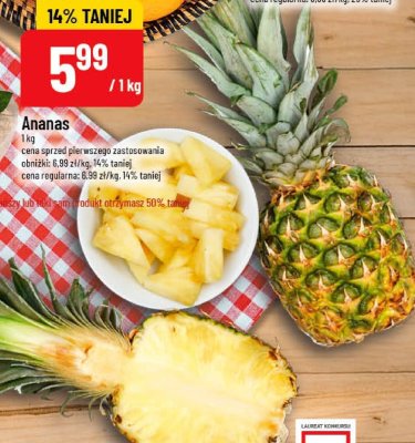 Ananas gold bio promocja w POLOmarket