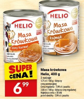 Masa krówkowa Helio, 400 g promocja w Twój Market