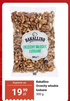 Orzechy włoskie łuskane promocja w Biedronka