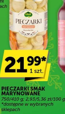 Pieczarki Smak marynowane promocja w Euro Sklep