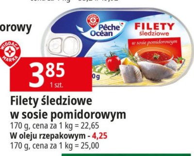 Filety po gdańsku w oleju rzepakowym Wiodąca marka peche ocean promocja