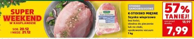 Szynka wieprzowa bez kości promocja w Kaufland