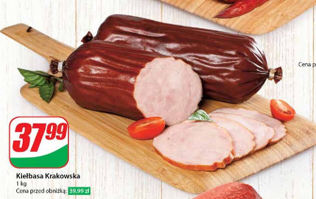 Kiełbasa krakowska Agro rydzyna promocja