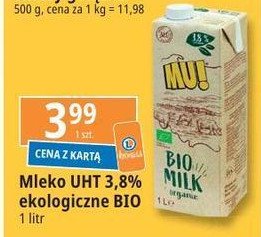 Mleko 3.8% Mu! promocja