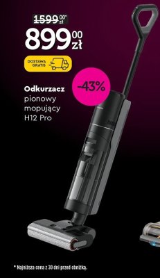 Odkurzacz pionowy mopujący H12 Pro promocja w Biedronka