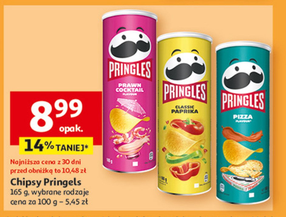 Chipsy prawn cocktail Pringles promocja