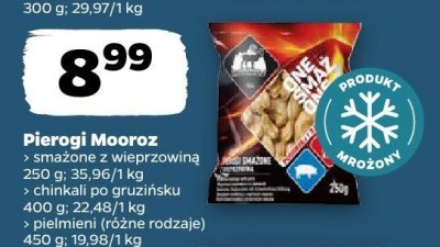 Pierogi pielmieni różne rodzaje promocja w Netto