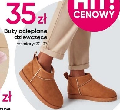 Buty ocieplane dziewcz臋ce 32-37 promocja