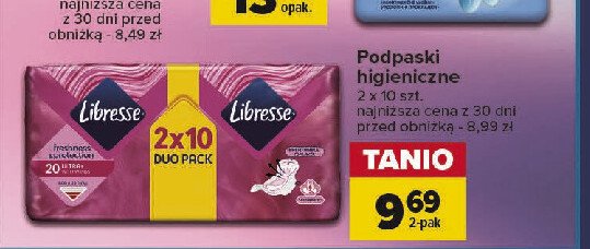 Wkładki higieniczne normal Libresse promocja