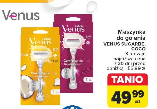 Maszynka do golenia Gillette venus comfort glide sugarberry promocja