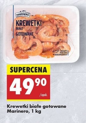 Krewetki białe gotowane Marinero promocja