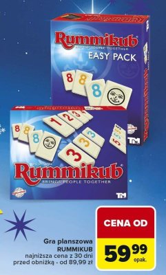 Gra planszowa RUMMIKUB Easy Pack promocja w Carrefour