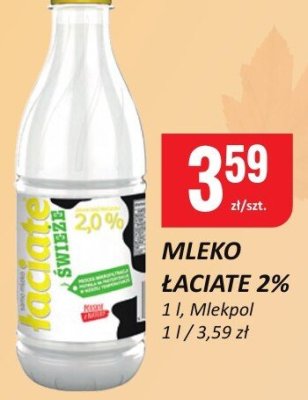 Mleko 艁aciate 2% promocja w Chorten