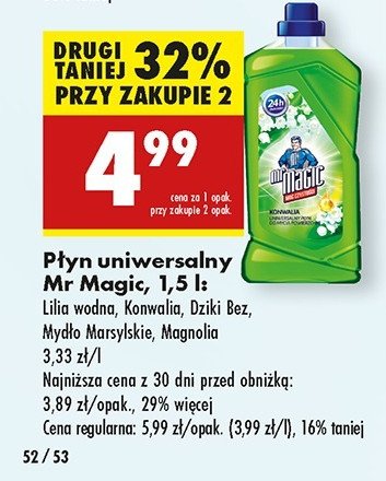 Płyn uniwersalny dziki bez Mr magic promocja