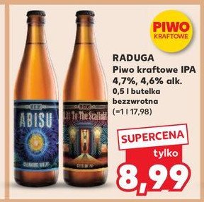 Piwo Raduga abisu promocja w Kaufland