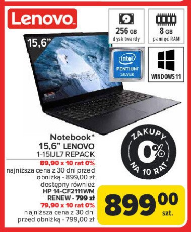 Notebook 14'' 14-cr2111wm Hp promocja w Carrefour Market