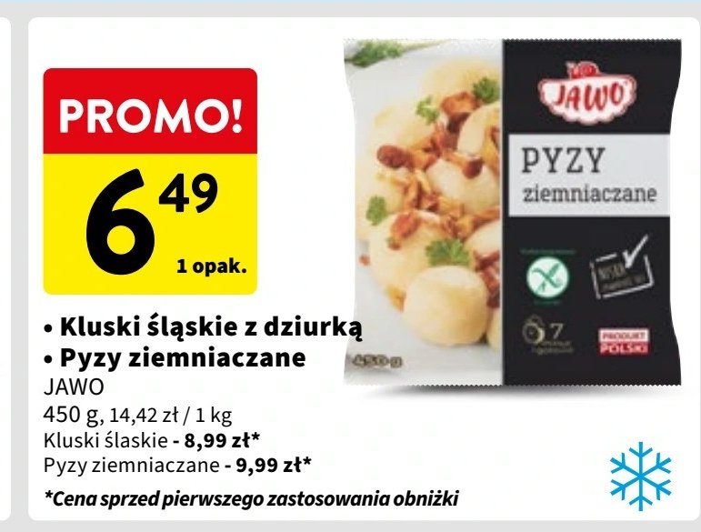 Kluski śląskie z dziurką Jawo promocja