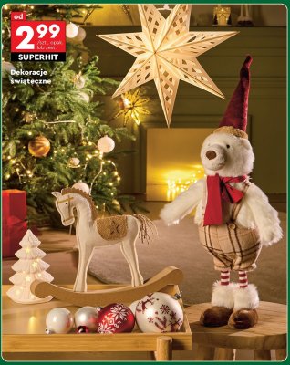Dekoracje świąteczne promocja w Biedronka