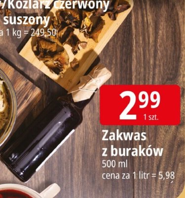 Zakwas z buraków promocja w Leclerc