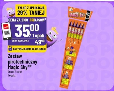Zestaw pirotechniczny Magic Sky Super Power promocja w POLOmarket