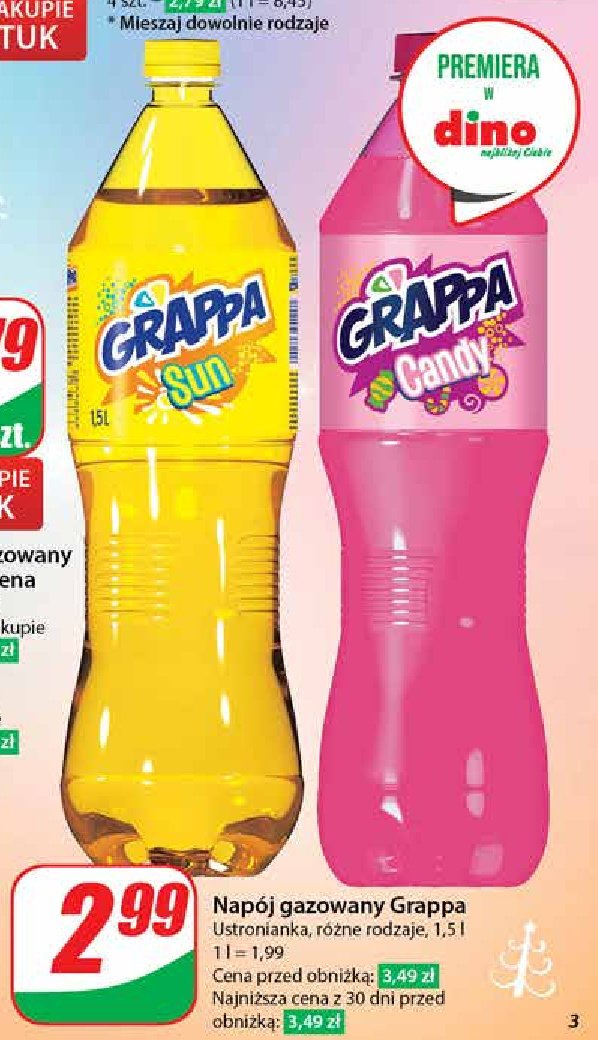 Napój sun Grappa promocja