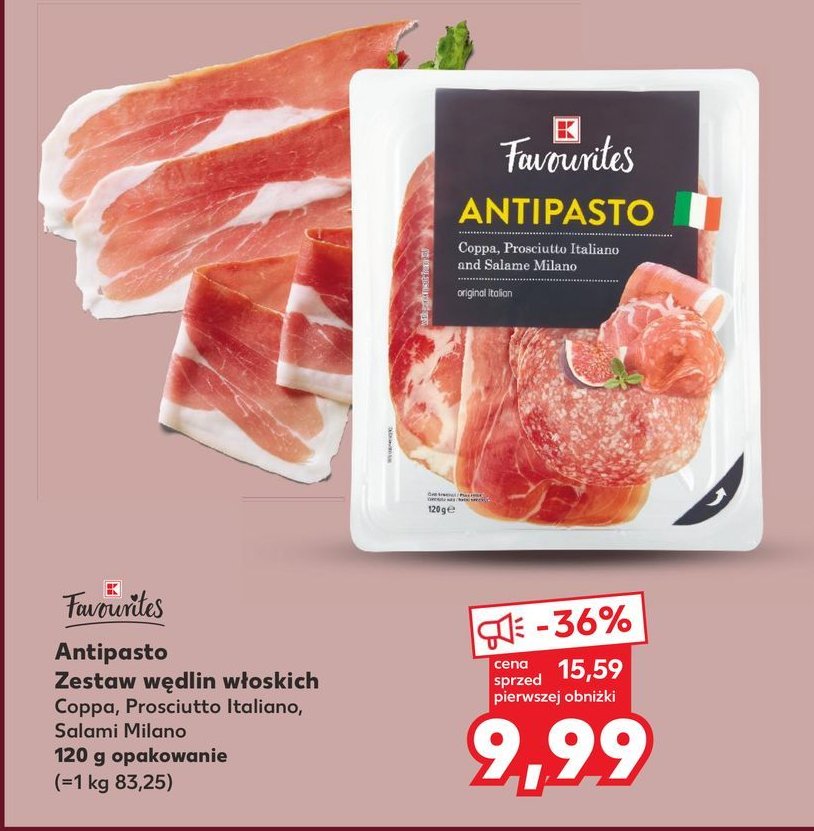 Antipasto K-classic favourites promocja