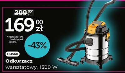 Odkurzacz warsztatowy 1300W promocja w Biedronka