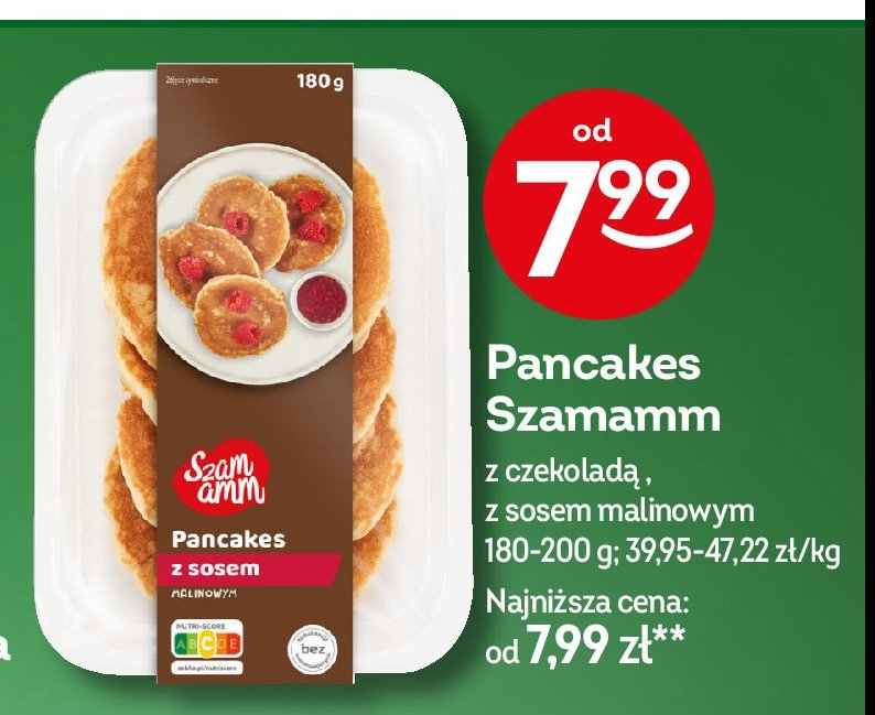 Pancakes z czekoladą Szamamm promocja w Żabka