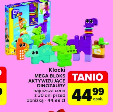 Klocki dinozaury Mega bloks promocja