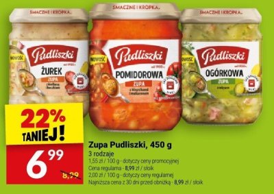 Zupa Pudliszki 450g - różne rodzaje promocja w Twój Market