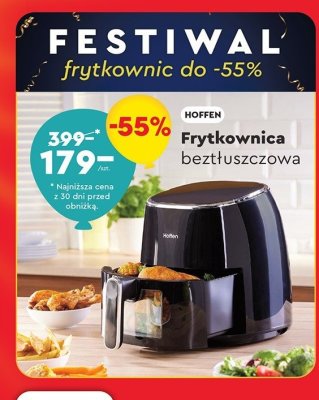 Frytkownica beztłuszczowa 1400 w Hoffen promocja