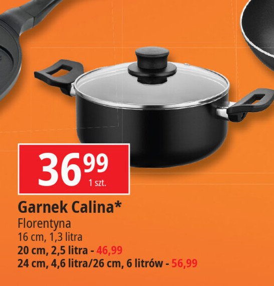 Garnek z pokrywką calina 1.3 l Florina (florentyna) promocja