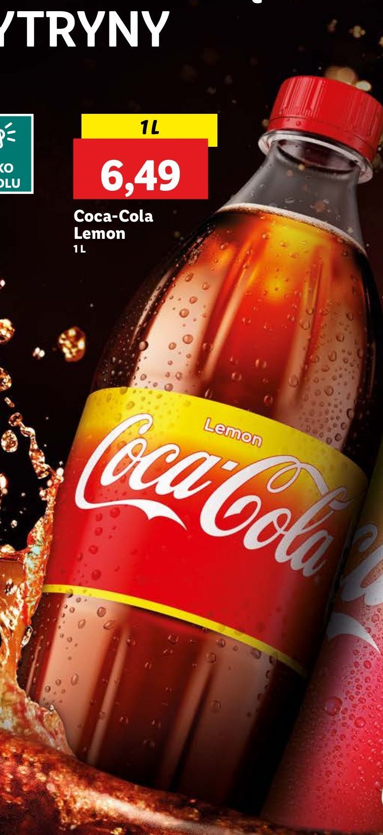 Napój Coca-cola lemon promocja w Lidl